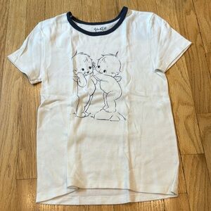 White Baby Angel Brandy Melville Tshirt